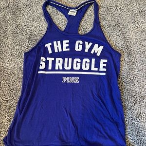 PINK Gym Struggle Tank
